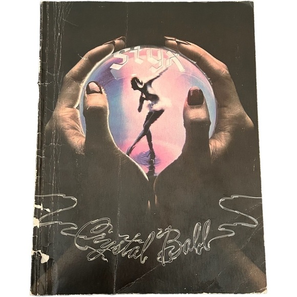 Vintage 1976 Crystal Ball Styx Piano and Guitar Sheet Music Booklet With Lyrics - Picture 1 of 16
